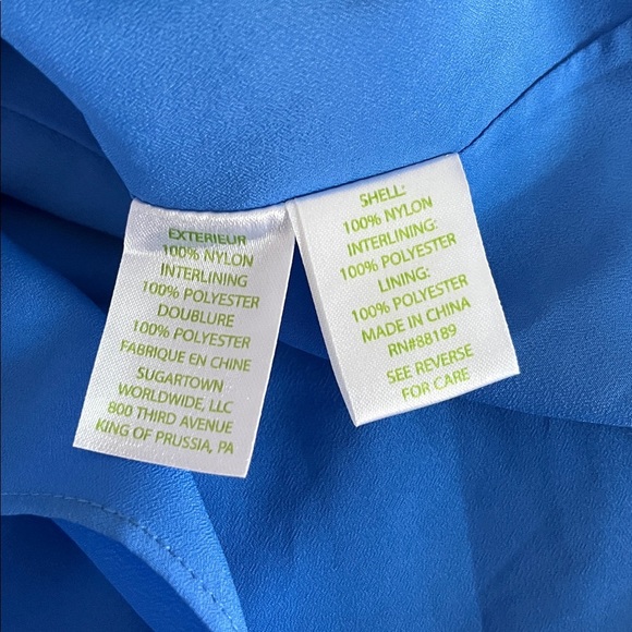 Lilly Pulitzer Kenna Dress Bennet Blue Lace Size 8 - Picture 8 of 11